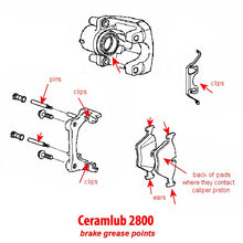 Load image into Gallery viewer, CERAMLUB 2800 BRAKE CERAMIC EXTREME HIGH TEMP SOLIDS LUBE SYNTHETIC GREASE
