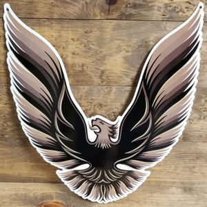 Firebird Trans Am Large Wall Emblem Rising Phoenix Hood Bird 18" x 15.25" 78-80