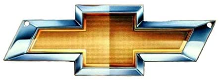 GM Super Gold Bowtie Emblem – Fits HHR, Uplander, Sonic, Tahoe, Impala, Cruze, Equinox