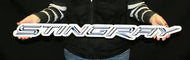 C7 Corvette Stingray Wall Emblem Script Large Metal Art 32