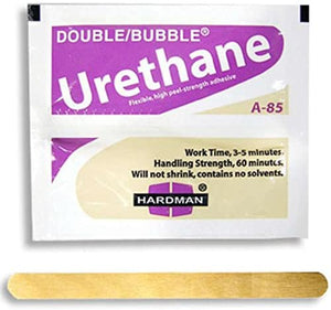 Urethane Purple Beige 3.5g Double Bubble Epoxy A-85 Packet Includes Ten Packs Hardman 04024