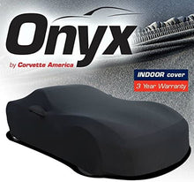 Load image into Gallery viewer, C7 Corvette HIGH END Onyx Black Satin Custom Stretch Indoor Car Cover 14-19
