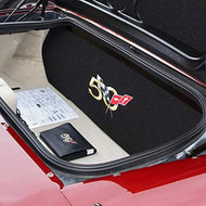 C5 Corvette 50th Trunk Compartment Divider Partition w/ 50th Cross Flag Emblem