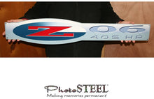 Load image into Gallery viewer, C5 Corvette ZO6 405HP Wall Emblem Large Metal Art 02-04 Full 36&quot; by 6.5&quot; in size Z06
