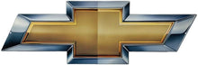 Load image into Gallery viewer, Chevy Bow Tie Full Size Wall Emblem Art 34&quot; by 11&quot; GM Gold Bowtie
