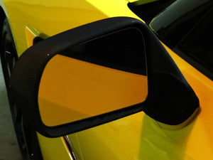 C7 Corvette Stingray NoviStretch Mirror Bra Covers High Tech Stretch Mask 14-19