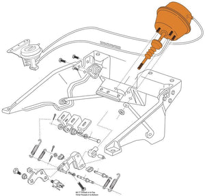 C3 Corvette Headlight Vacuum Actuator Dual Kit Left and Right Sides 68-82