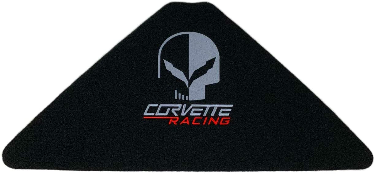  C7 Corvette Trunk Lid Liner with Cross Flag Emblem and Stingray  Script Embroidered Emblems 5 Piece Kit Fits: 14 Through 19 Convertible  Corvettes : Automotive