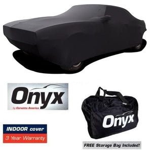 Camaro Firebird High End Onyx Black Satin Custom Stretch Indoor Car Cover 67-69