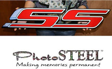 Load image into Gallery viewer, Chevy SS Super Sport in Red Full Size Wall Emblem Art 34&quot; by 7&quot; 5th Gen Camaro
