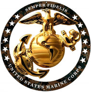 USMC Enlisted Camouflage Large Wall Emblem Insignia 19