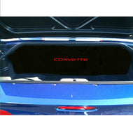 C5 Corvette Trunk Compartment Divider Partition w/ Red Corvette Script Emblem