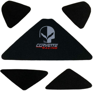 C7 Corvette Trunk Lid Liner w/ Jake Skull Racing Embroidered Emblem 14-19