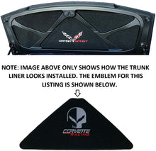 Load image into Gallery viewer, C7 Corvette Trunk Lid Liner w/ Jake Skull Racing Embroidered Emblem 14-19

