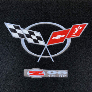C5 Corvette ZO6 405HP Trunk Divider Partition w/ Z06 Embroidered Emblem 02-04