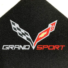 Load image into Gallery viewer, C7 Corvette Trunk Lid Liner Cross Flag + Grand Sport Emblem 5Pc Kit GS 14-19
