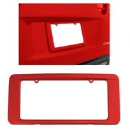 C6 Corvette Rear License Plate Frame GM Correct Victory Red Paint by Altec 05-13