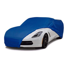 Load image into Gallery viewer, C7 Corvette Stingray Semi Custom Car Cover Blue 2014 thru 2019
