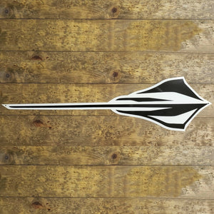C8 Corvette Stingray Black Fish Wall Emblem Large 35"x9" Metal Art 2020 + Later