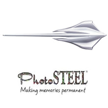 Load image into Gallery viewer, C8 Corvette Stingray Silver Fish Wall Emblem Large 35&quot;x10&quot; Metal Art 2020 +Later
