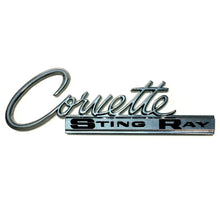 Load image into Gallery viewer, C2 Corvette Metal Magnet Emblem Art Size: 6&quot; x 2&quot; Tool Box 63 thru 65
