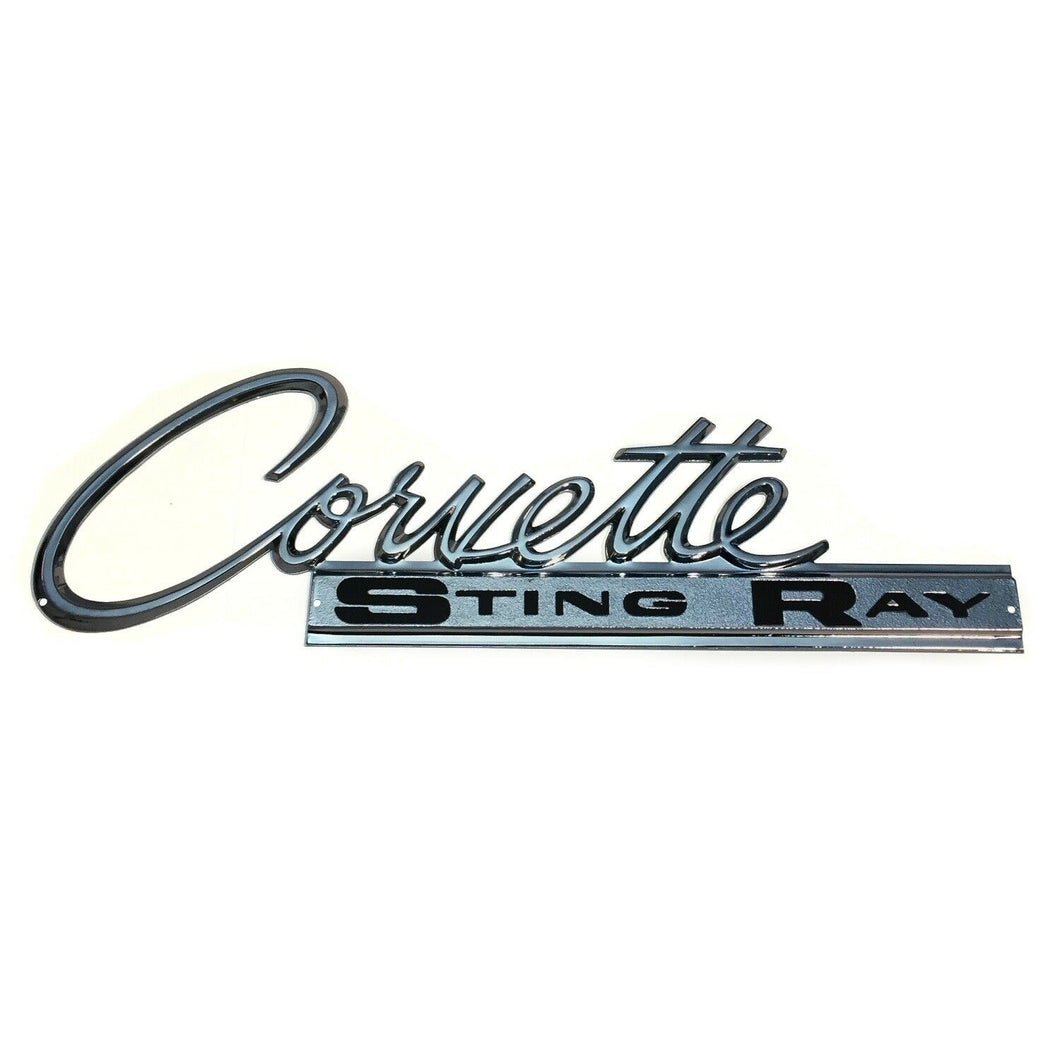 C2 Corvette Wall Emblem Large Metal Art 63-65 Full 32