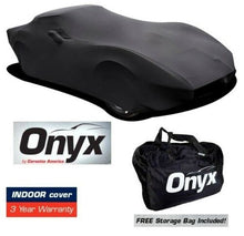 Load image into Gallery viewer, C3 Corvette HIGH END Onyx Black Satin Custom Stretch Indoor Car Cover 68 - 82
