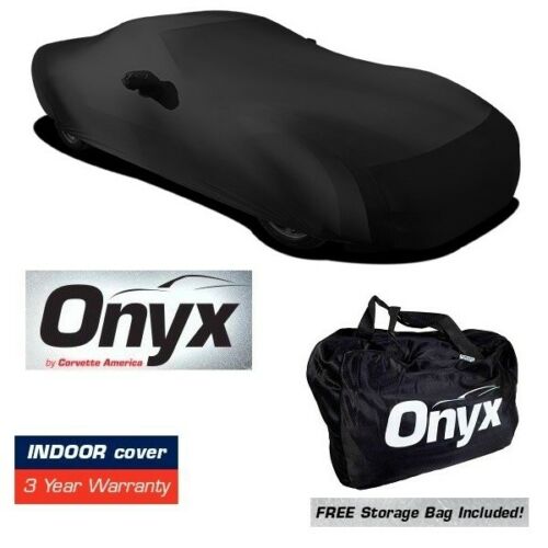 C6 Corvette HIGH END Onyx Black Satin Custom Stretch Indoor Car Cover 05 -13