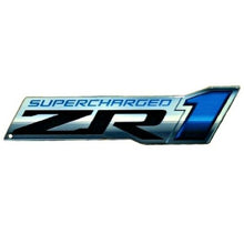 Load image into Gallery viewer, C6 Corvette ZR1 Metal Magnet Emblem Art Size: 6&quot; x 2&quot; Tool Box 09 through 13 ZR1 638HP LS9
